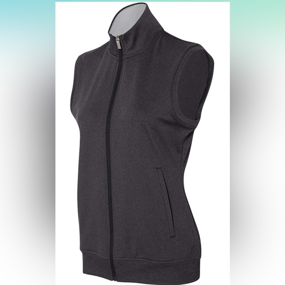 🆕 adidas Full-Zip Club Vest: gray - Picture 10 of 13